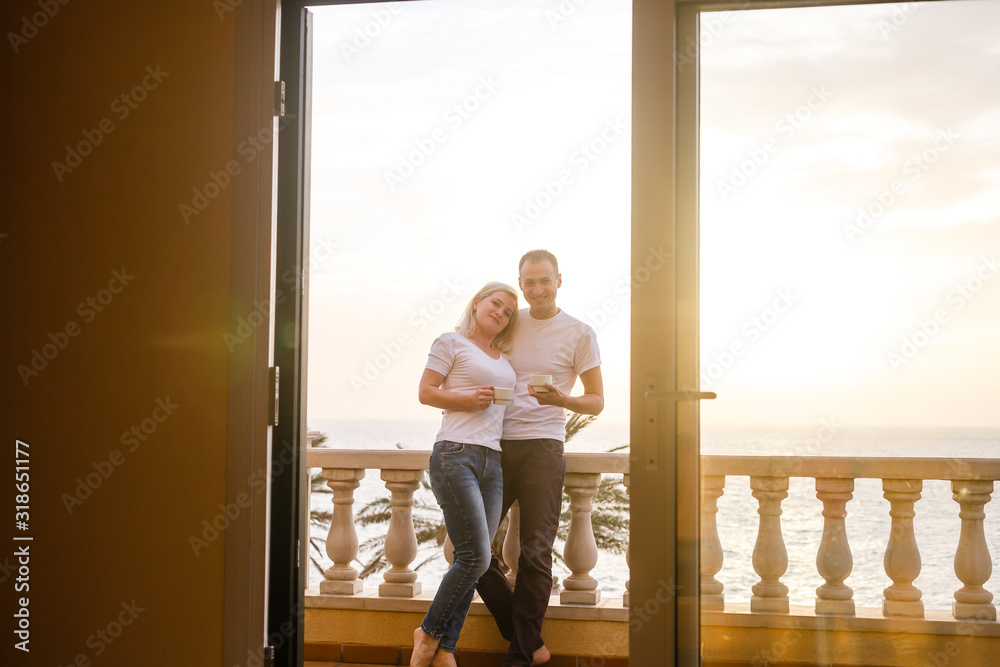 home living relationship on sunset window