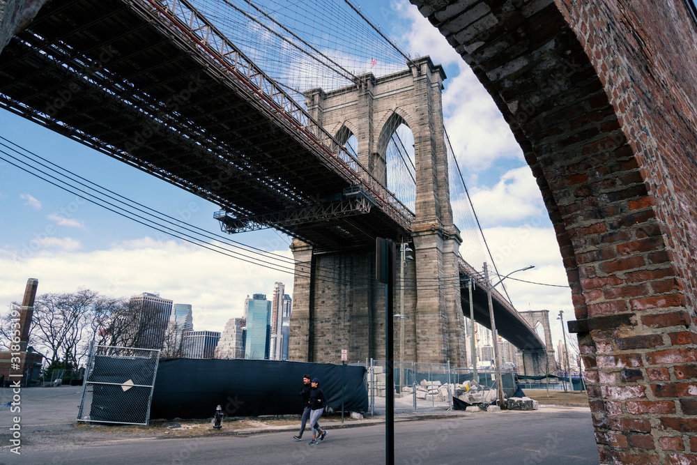 Obraz premium Puente de Brooklyn