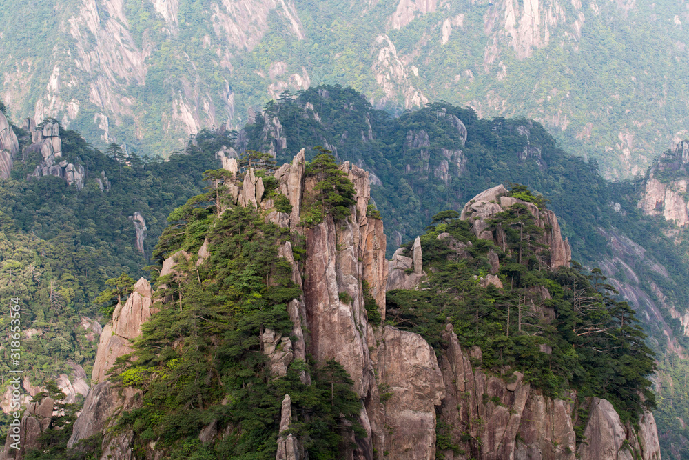 China Huangshan Gelbe Berge China Huangshan Gelbe Berge