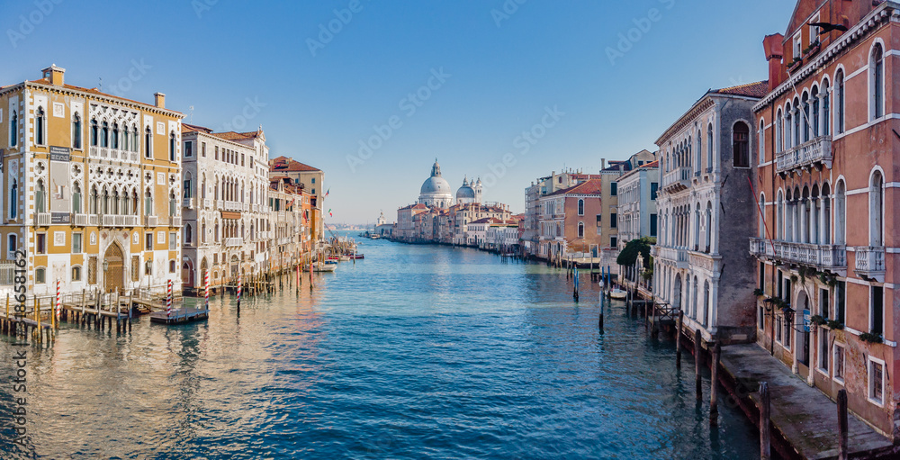 The of Grand Canal in Venice, Italy