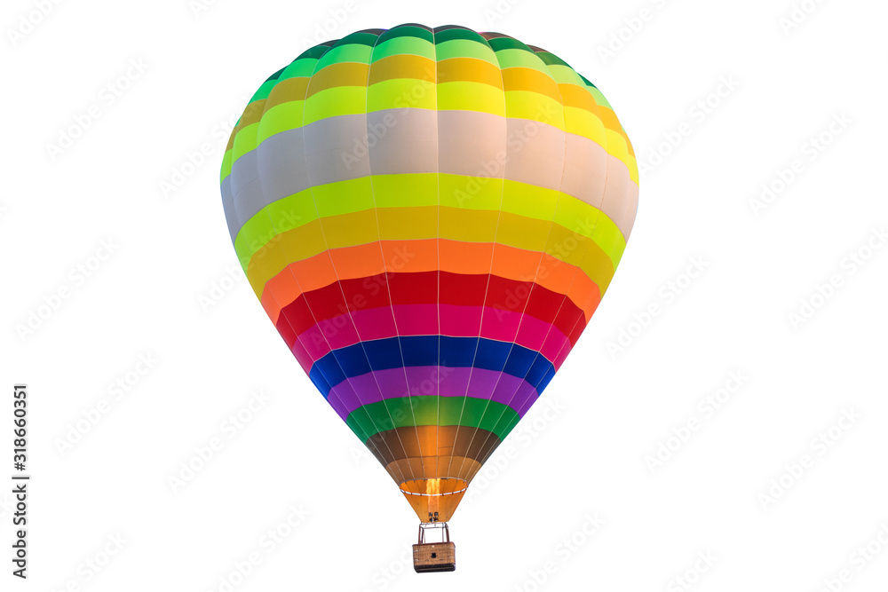 Aerostat isolated on a white background. Balloon. Aerostat isolated on a white background. Balloon.