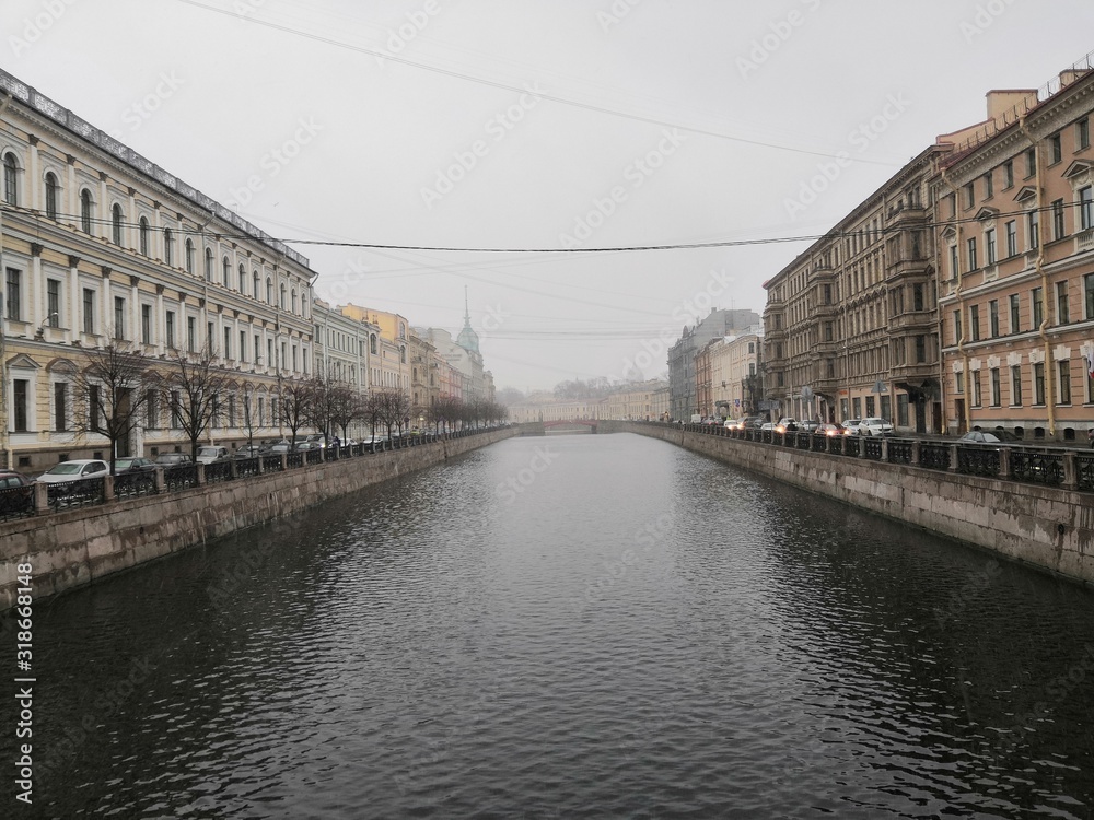 Naklejka premium bridge in St. Petersburg