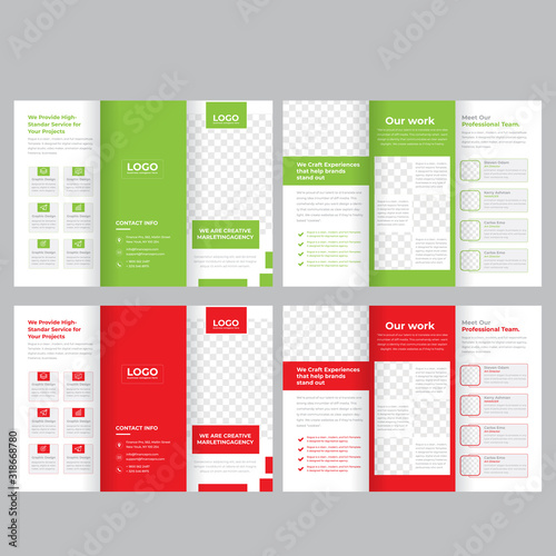 trifold brochure template photo