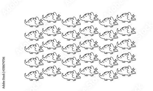 Triceratops pattern texture