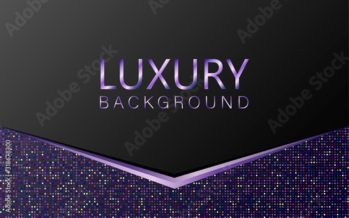 Black and purple background. luxury vector illustration.