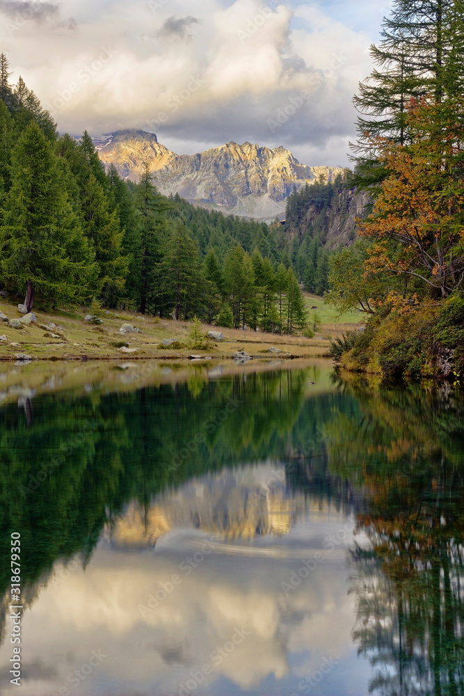 Witches Lake (Lago delle streghe) in Alpe Devero, Italy.