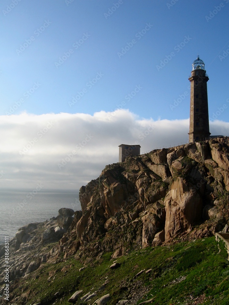 Lighthouses of Galicia marking the coast