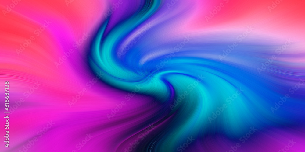 Fototapeta premium Modern abstract color background with curved lines. Creative gradient texture for you design