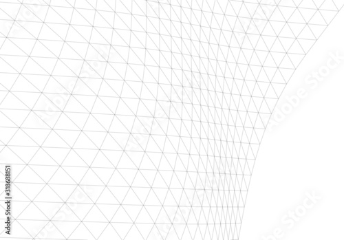 Architectural drawing. Geometric background 3d