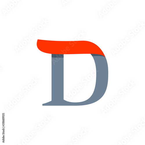 Fast speed D serif letter logo. Free Download Fast speed D serif letter logo. - GFXLoad