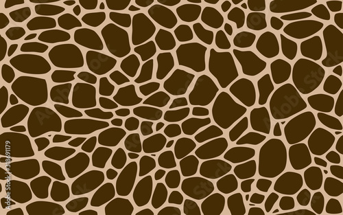 Texture giraffe brown beige spot animal skin print seamless repeat