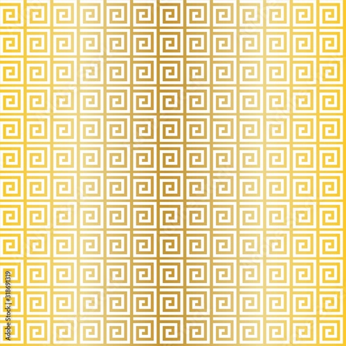 gold vector seamless fretwork background pattern