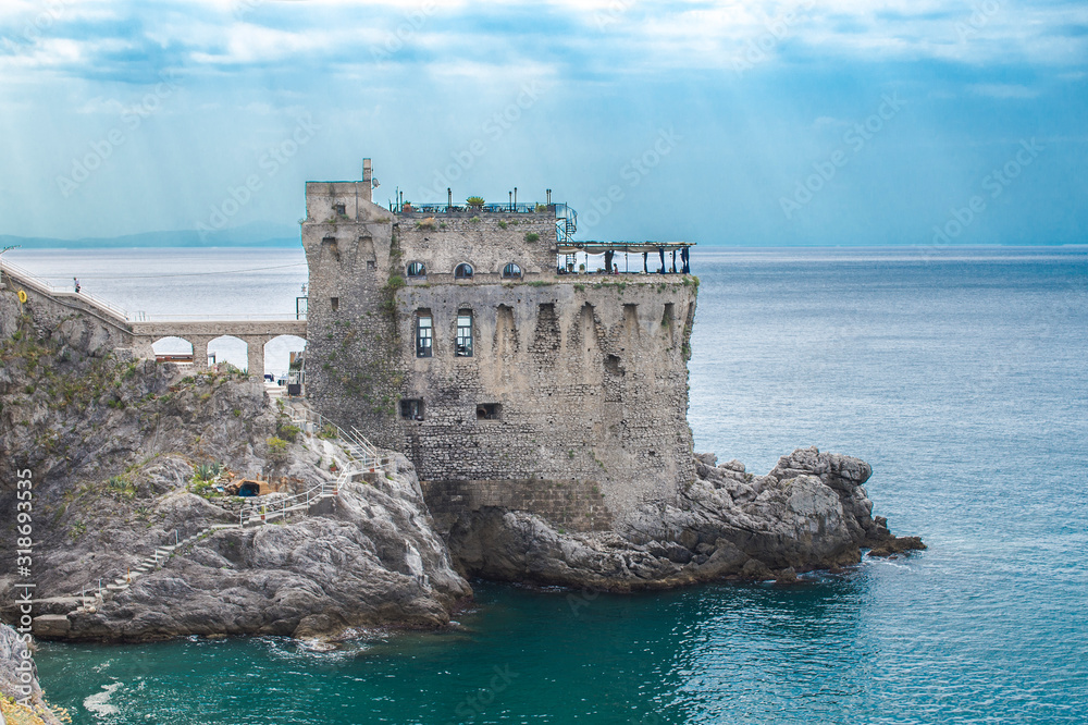 The Norman tower castle restaurant on the Amalfi Coast 2, Maiori, Italy