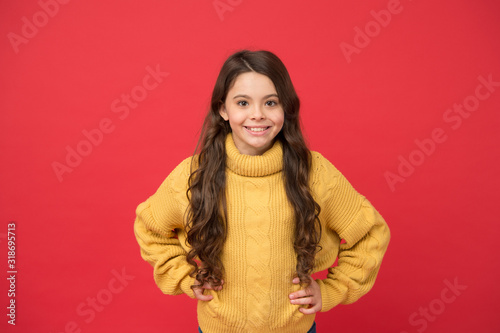 Long lasting effect. Kid cute face adorable curly hairstyle. Little girl grow long hair. Teen fashion model. Styling curly hair. Hairdresser tip. Kid girl long healthy shiny hair. Natural curls