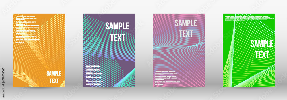 Geometric template with lines Geometric template with lines