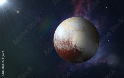Dwarf planet Pluto. photo