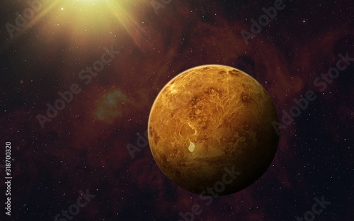 Canvas Print Planet Venus.