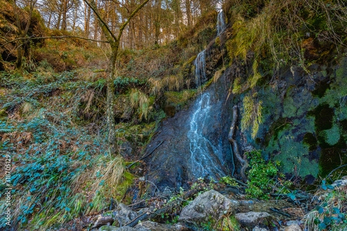 A waterfall on the mount of Aiako Harria, Guipuzcoa. Basque Country photo