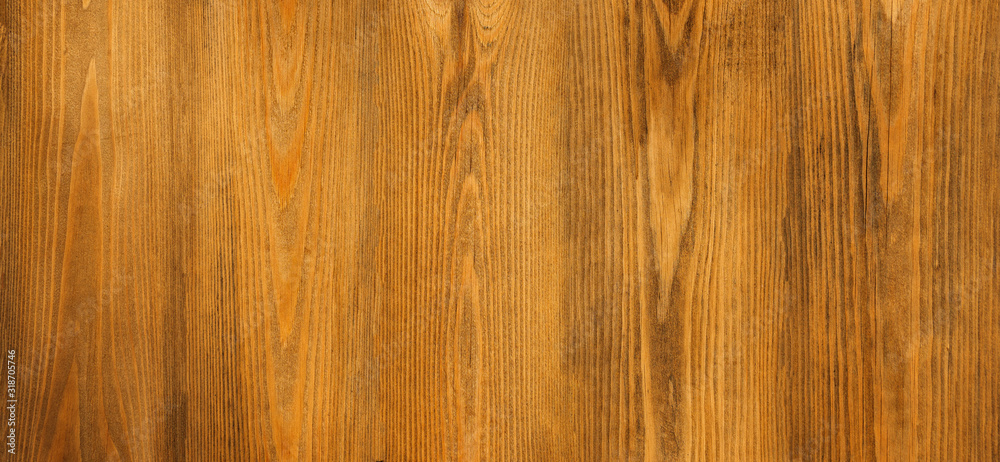 Fototapeta premium wooden texture background. light Golden ochre orange color