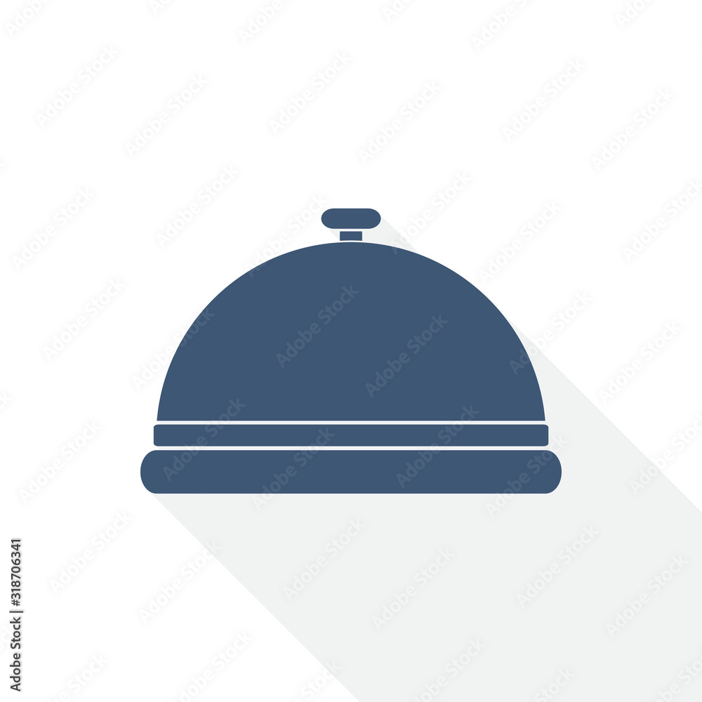 Restaurant vector icon, flat design food service illustration Restaurant vector icon, flat design food service illustration