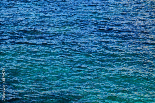 Ocean water texture background.Blue ocean surface.Sea water texture pattern.