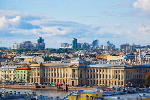 Εκτύπωση καμβά Cityscape of Senate and Synod in St Petersburg, in Russia.