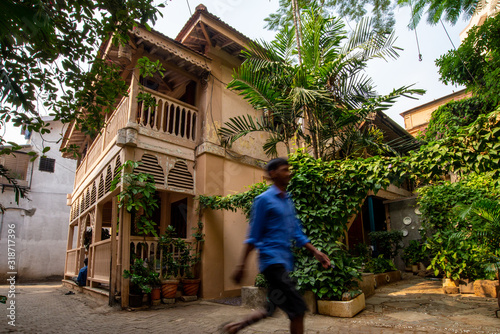 An heritage wooden house in Mumbai, India