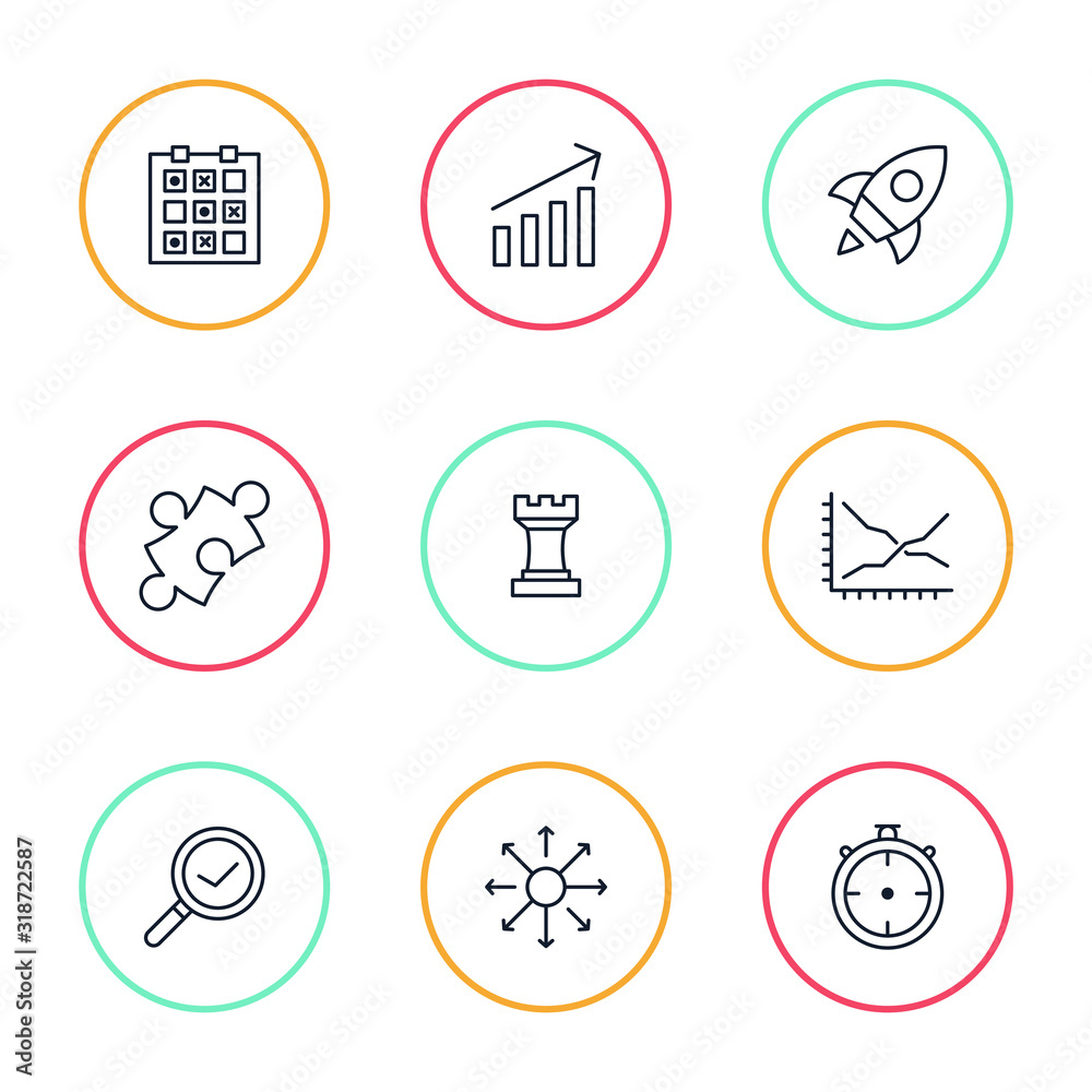 business icon set. for mobile app website.
