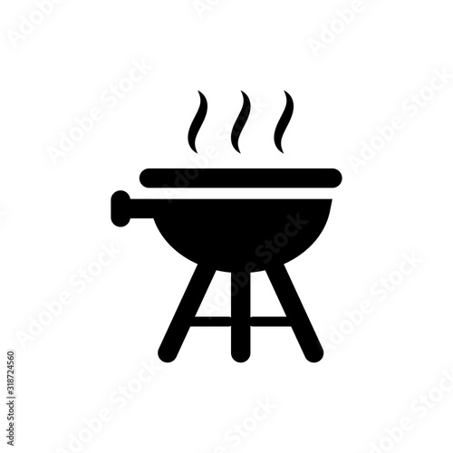 Barbeque icon trendy