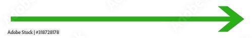 Arrow Long Icon Green | Arrows | Infographic Illustration | Direction Symbol | Pointer Logo | Up Sign | Isolated | Variations