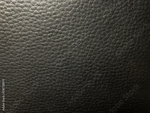 Black leather background in different sizes , macro shot
