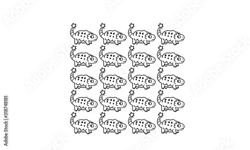 Ankylosaurus pattern texture