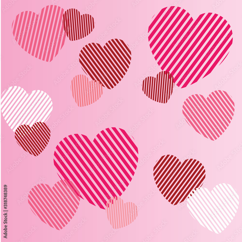 vector love hearts concept. vector love hearts concept.