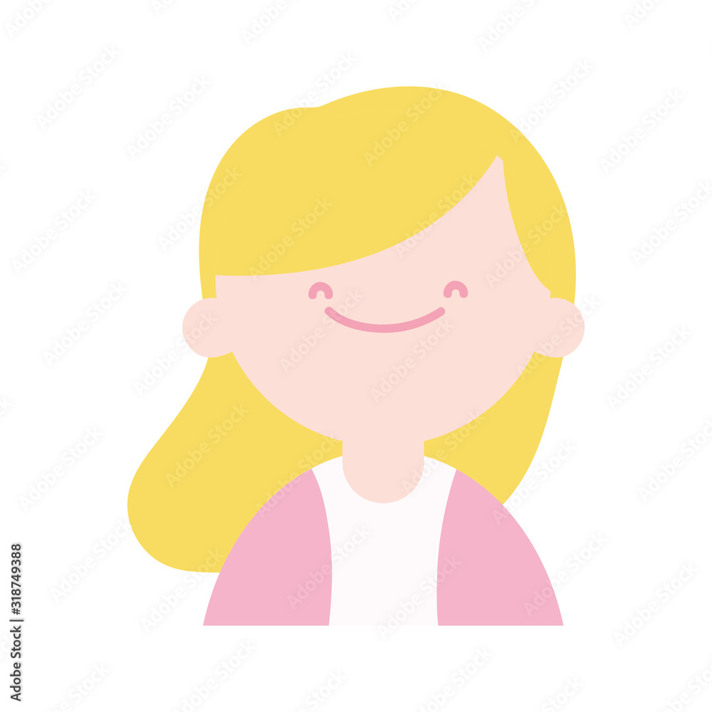 back to school education young student girl cartoon back to school education young student girl cartoon