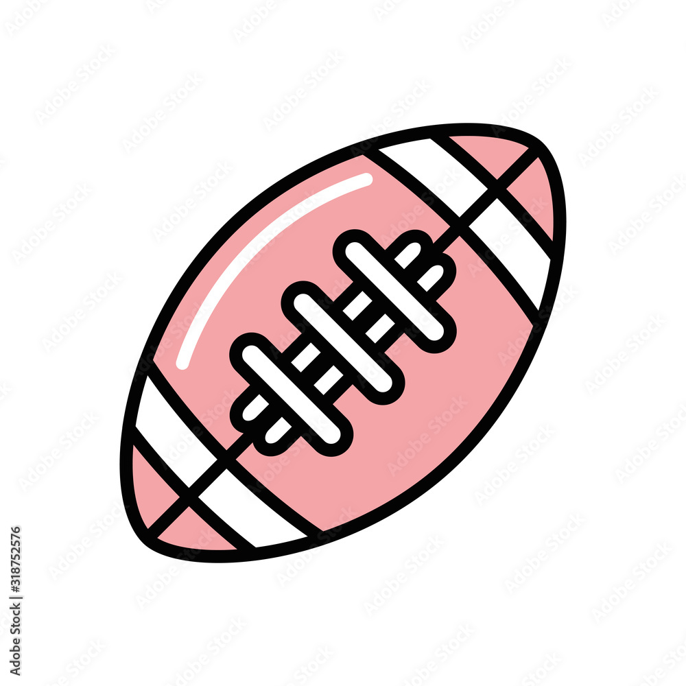 american football sport balloon icon american football sport balloon icon