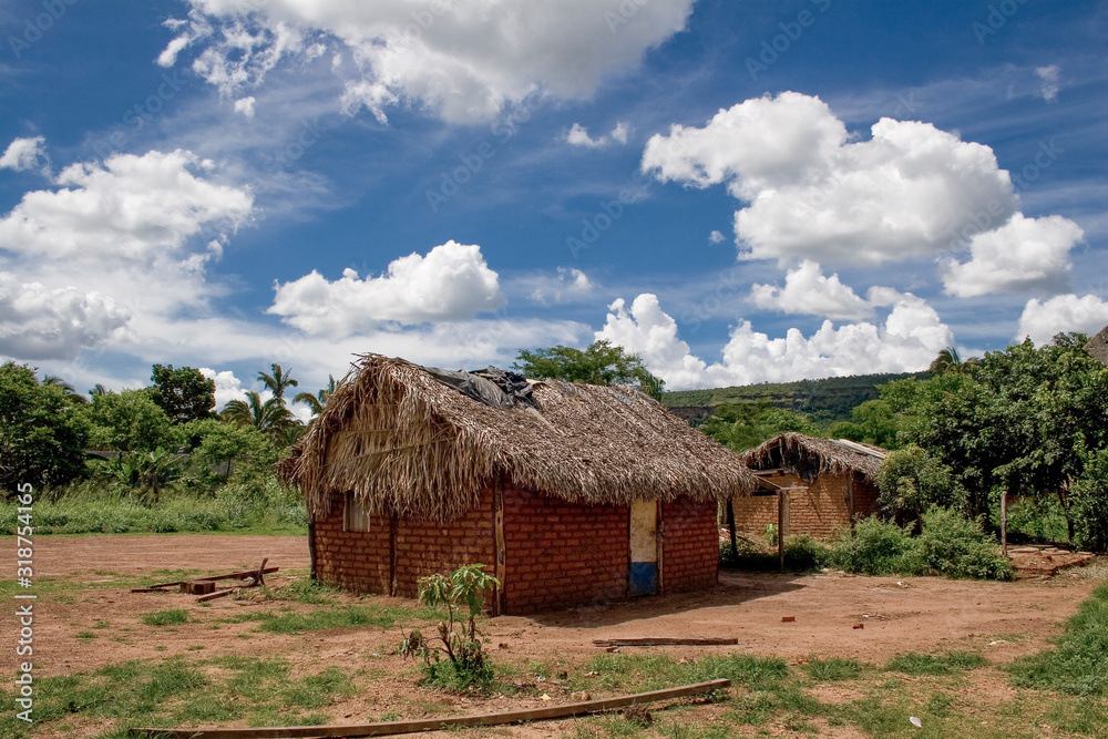 Brazilian rural houses at Jalapão desert at Tocantins State