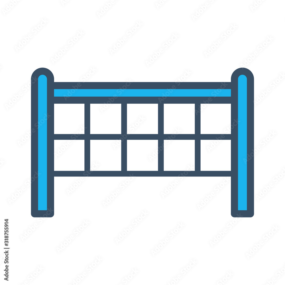 Tennis net icon Tennis net icon