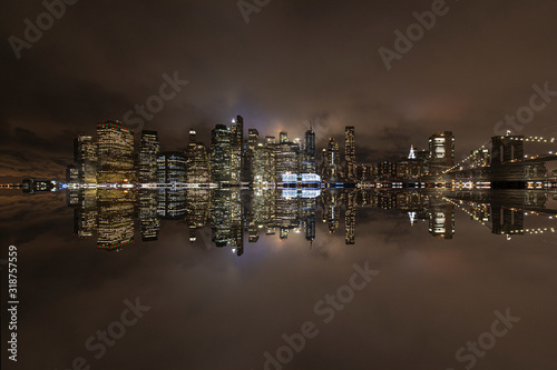 city at night,New York City skyline