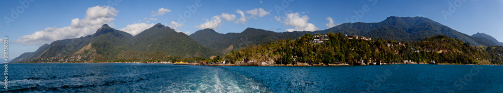 Tropical Island and seaside panoramic views