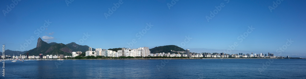 Skyline of Rio de Janeiro, Brazil from mureta da Urca Skyline of Rio de Janeiro, Brazil from mureta da Urca