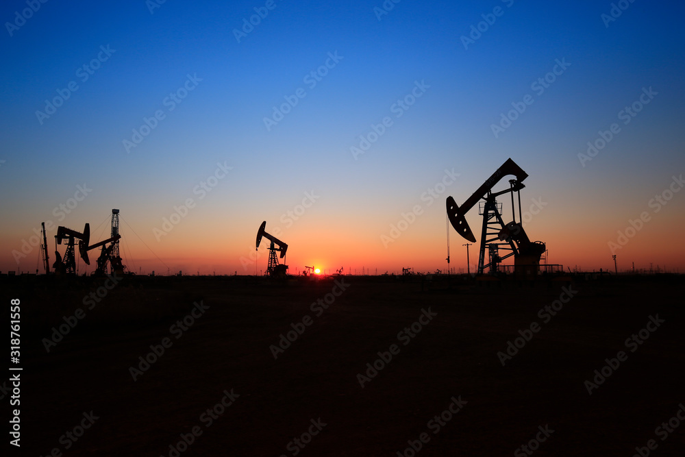 The oil pump, industrial equipment The oil pump, industrial equipment