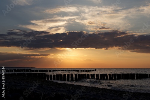 Summer Vacation View. Tropical Sea  Beach With Summer Time.