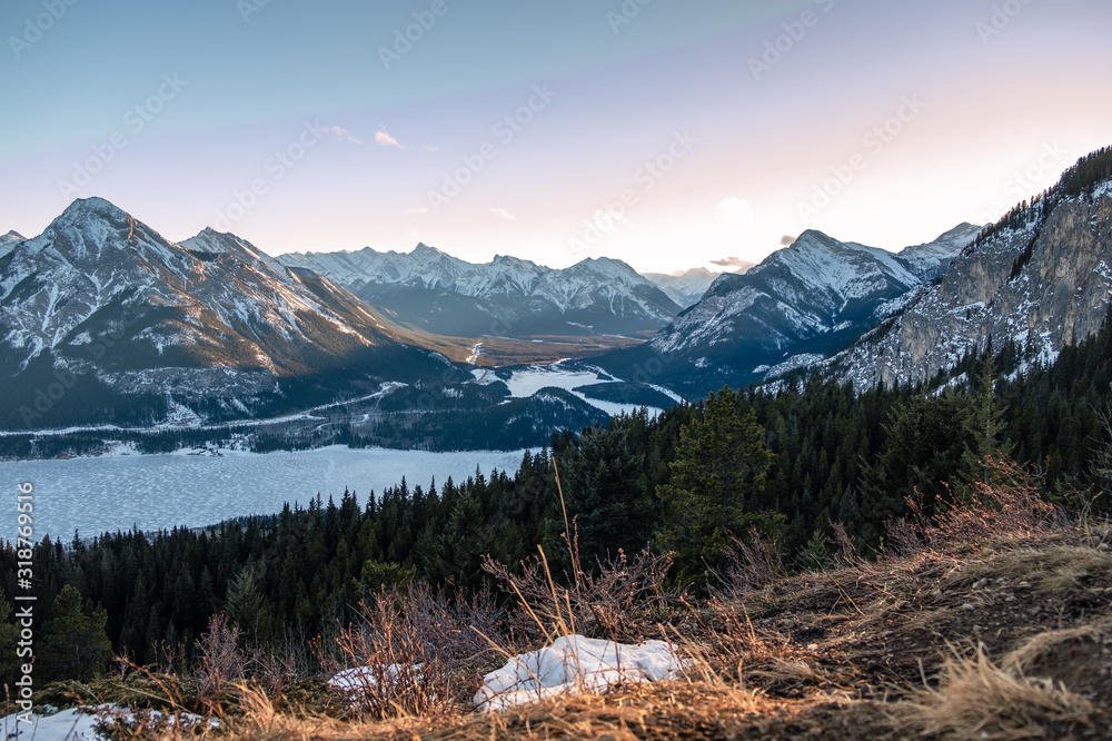 Fototapeta premium mountains and lake