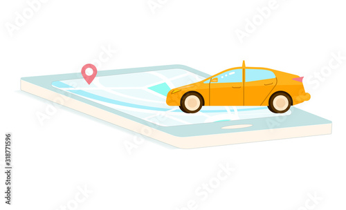 Taxi or carsharing service