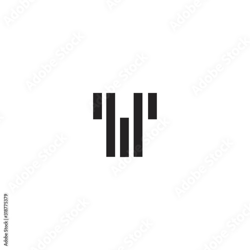 MT TM letter icon logo design
