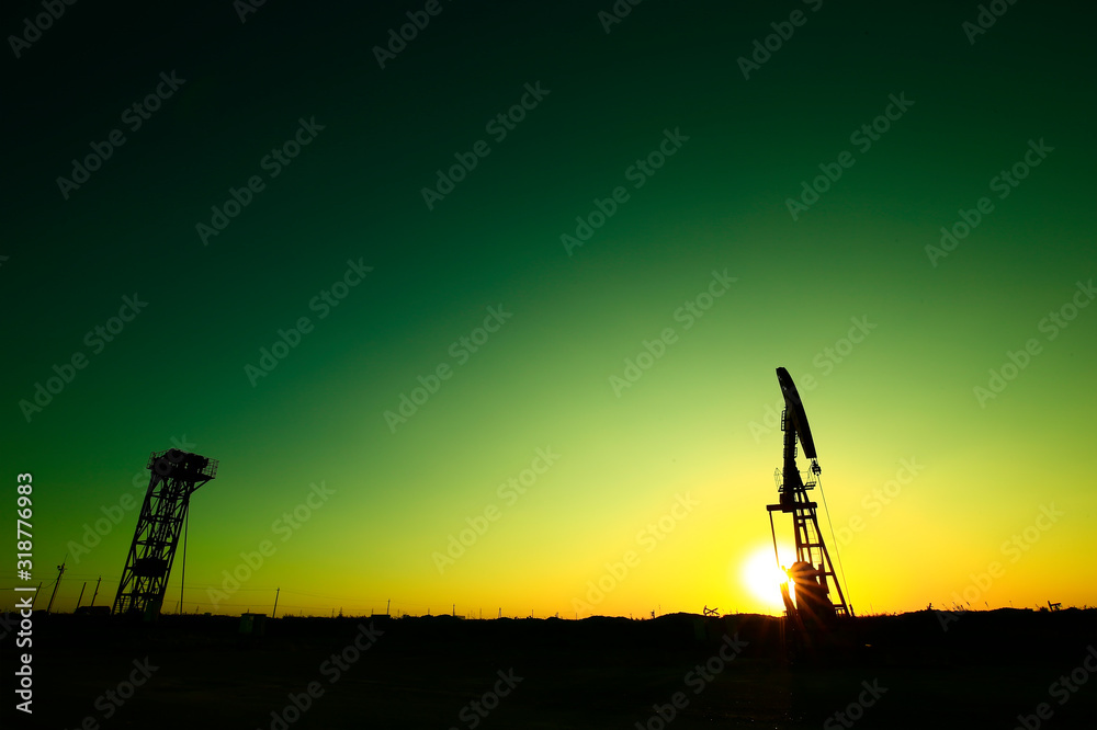 The oil pump, industrial equipment The oil pump, industrial equipment