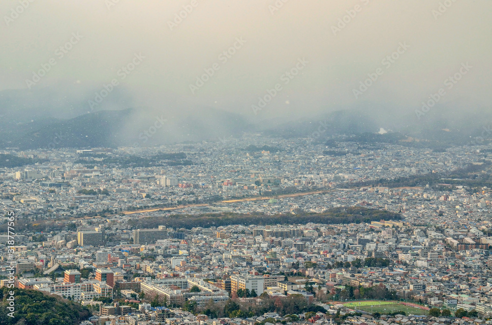京都　大文字山からの眺め