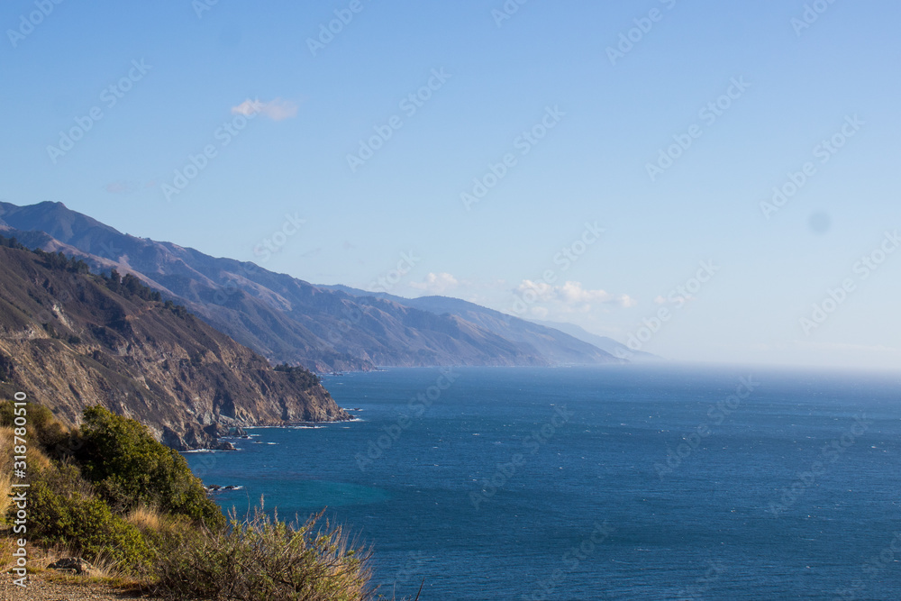 Big Sur coastline along California's Pacific Coast Highway