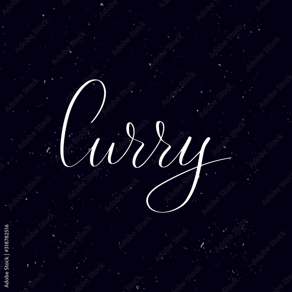 Handwritten calligraphy text, chalk on a blackboard Handwritten calligraphy text, chalk on a blackboard
