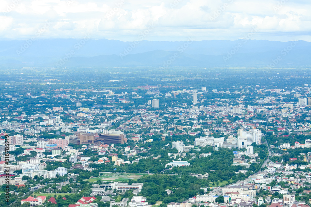 Over View of Chiangmai City